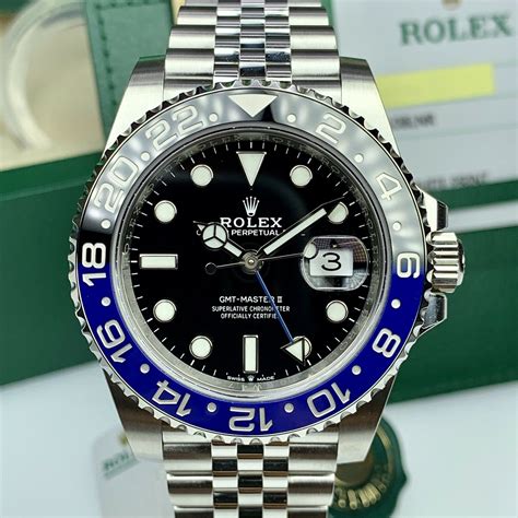 rolex gmt ii batman 2019|Rolex gmt Batman for sale.